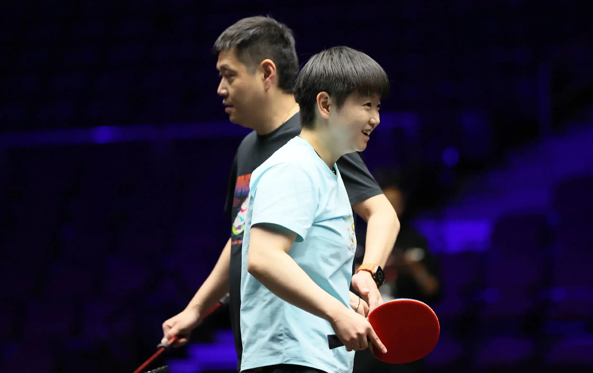 朱芊曦在接, 在训练和备, 须要拿下的